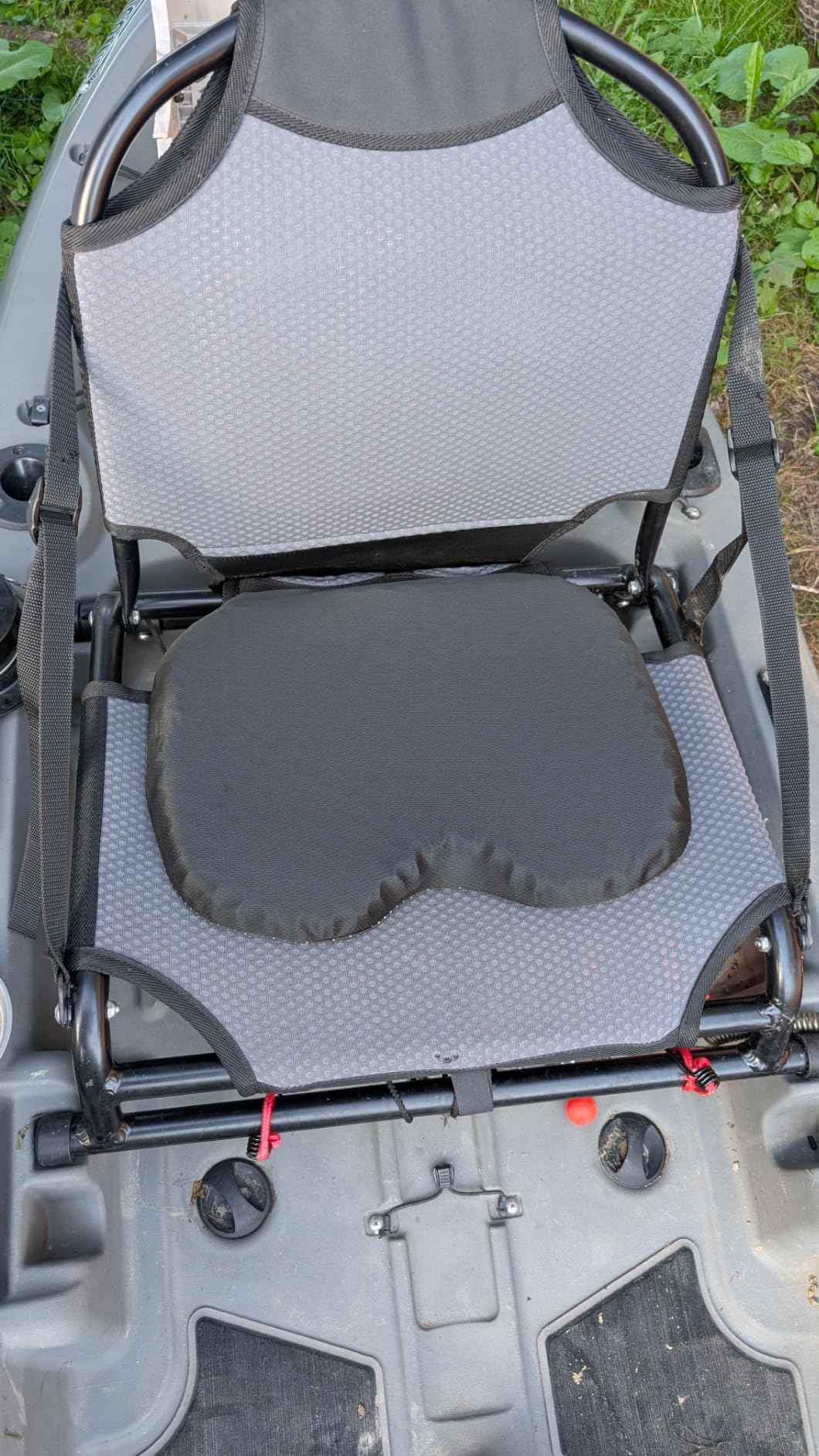 NEW-Vi Anti-Slip Kayak Seat Cushion - Waterproof Thicken Gel Boat Kayak Canoe Rowing Stadium Pad for Sit in Kayak Chair Kayak Accessories Equipment Gear for Fishing Kayak customer photo 2