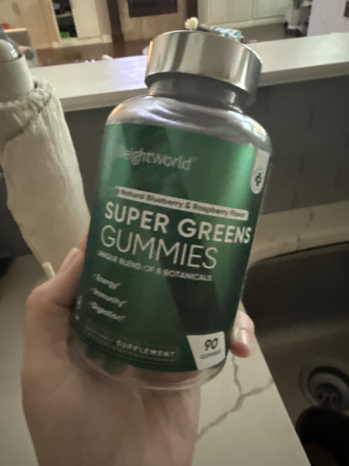 WeightWorld Super Greens Gummies + Added Vitamins & Minerals, 45-Day Supply customer photo 2