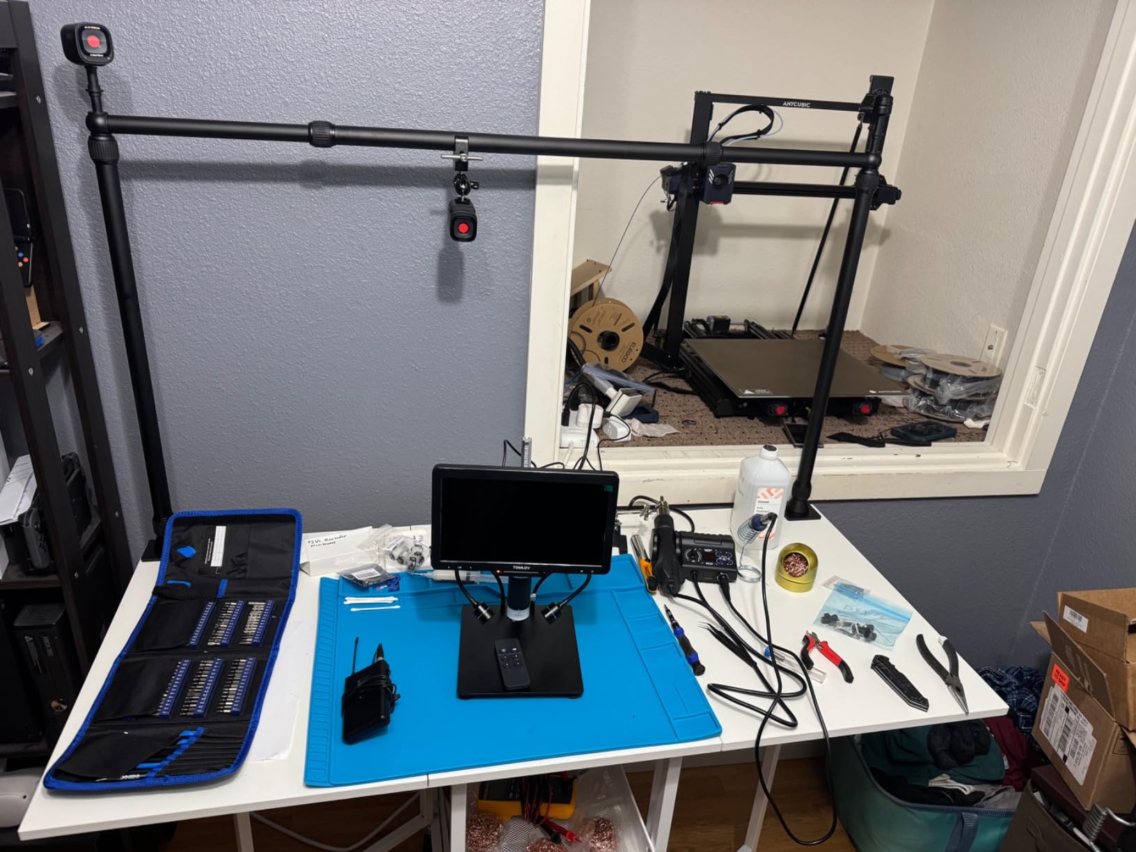 NEEWER Overhead Camera Mount Rig with 2 Ball Heads, Super Clamp, NK002 customer photo 1