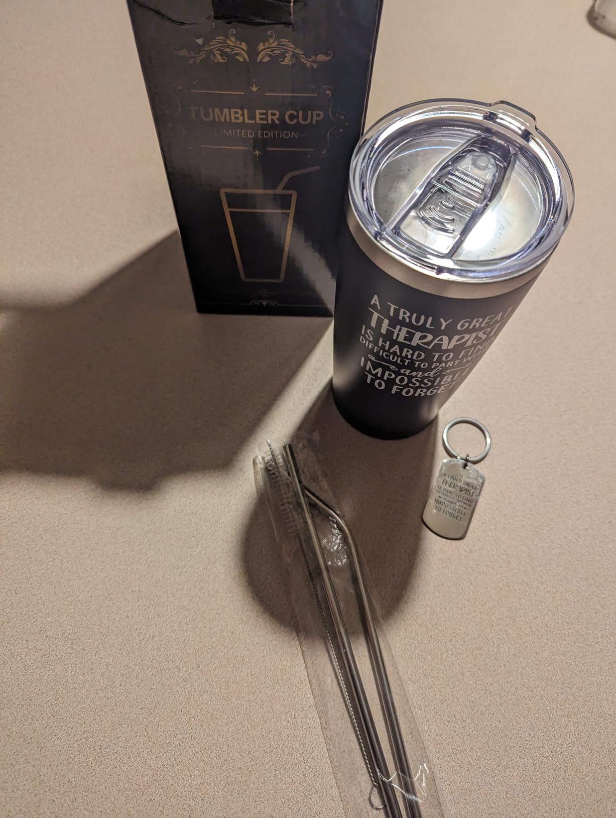 Therapist Gifts - Physical Therapist Gifts for Men - 20oz Tumbler customer photo 2