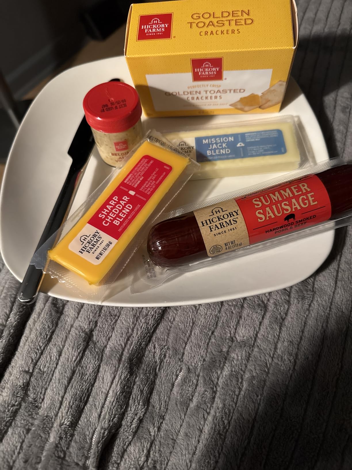 Hickory Farms Farmhouse Meat & Cheese Food Gift Basket (Small) - Box Set | Charcuterie Board Food | Summer Sausage | Father's Day | Mother's Day | Easter | Christmas | Holiday | Housewarming | Gourmet | Sympathy | Care Package customer photo 2