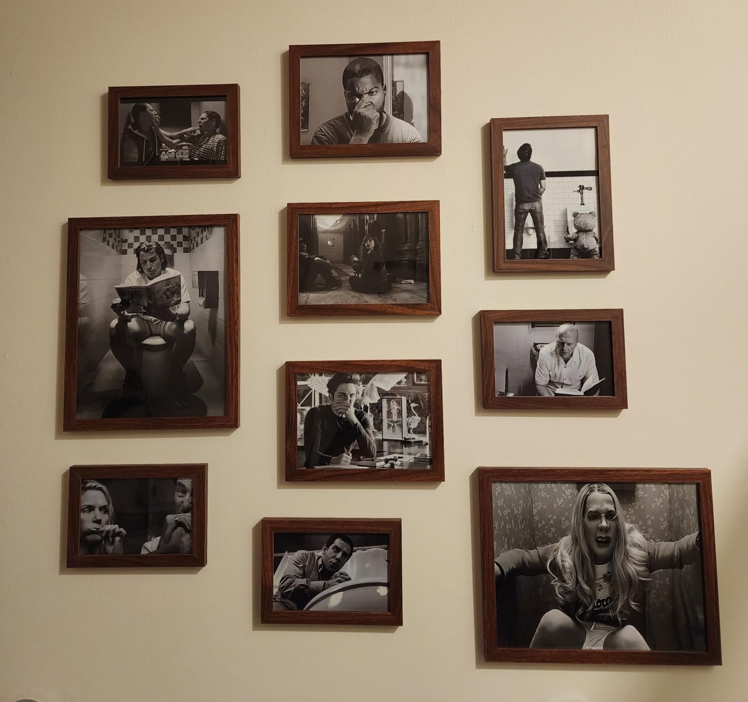 upsimples Picture Frames Set of 10, Including 8x10, 5x7, 4x6 Black Frame customer photo 2