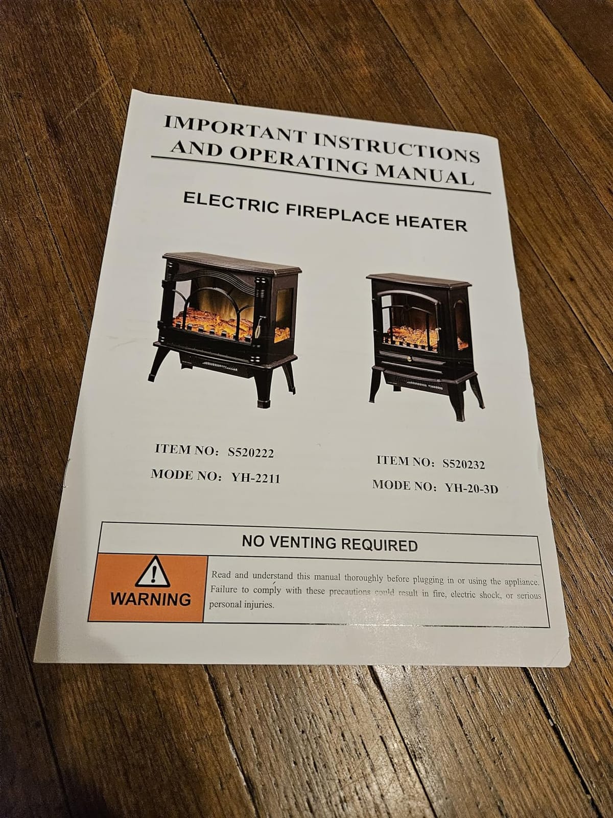 Xbeauty Indoor 22 inch Electric Fireplace Stove, Freestanding Heater customer photo 2