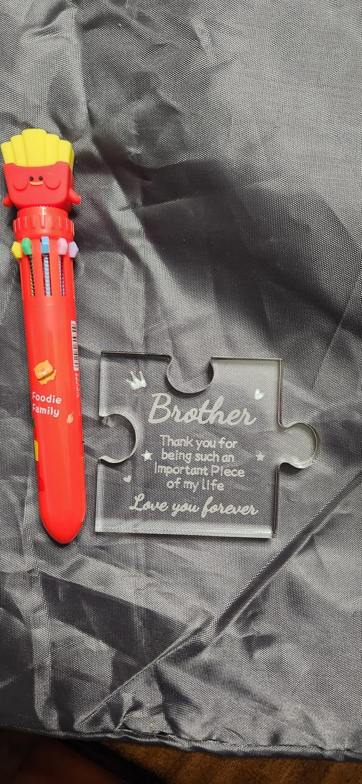 Funnli Cousin Gifts for Women Acrylic Plaque, Cousins Birthday Gifts customer photo 2