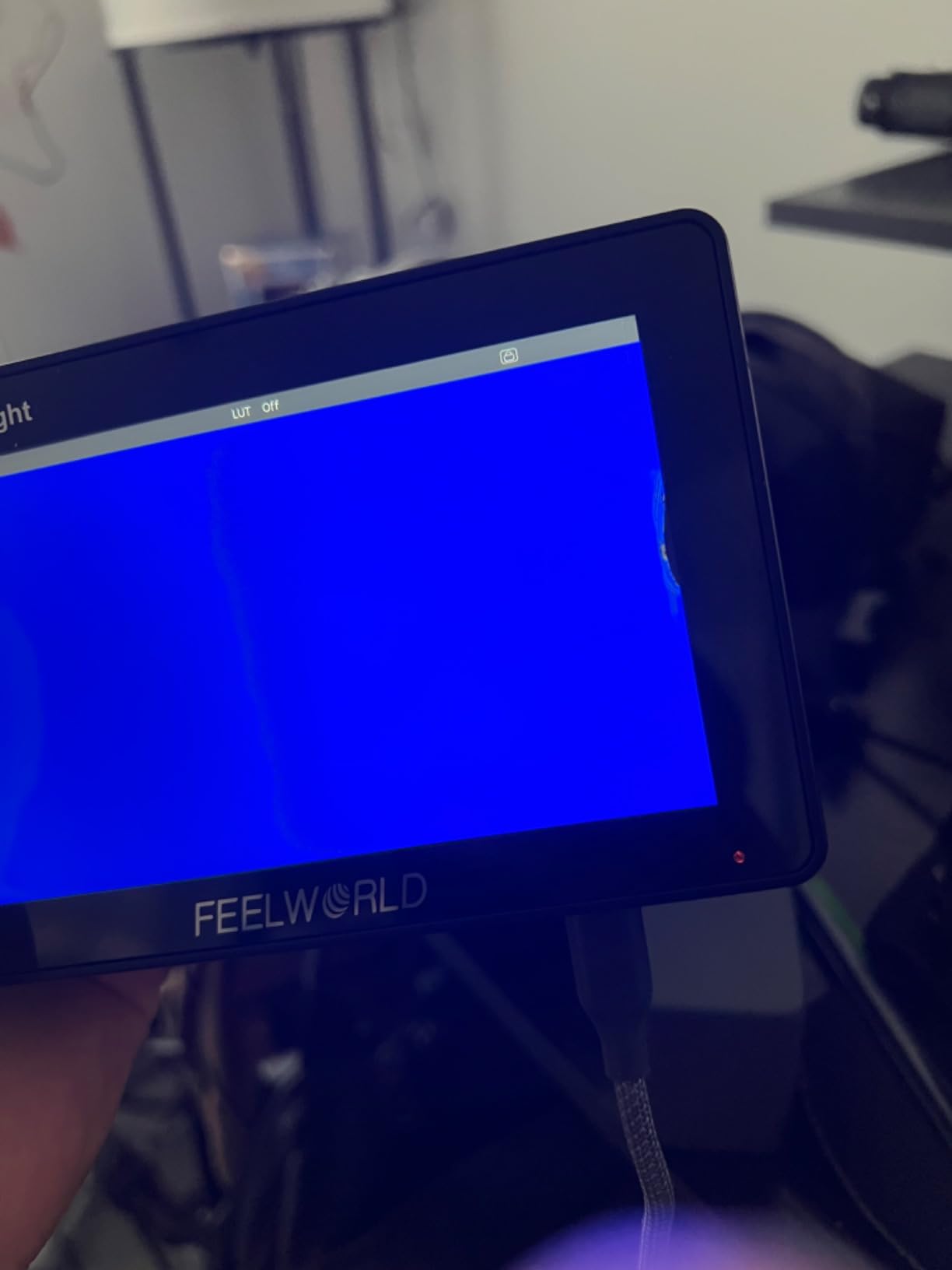 FEELWORLD F6 Pro +Battery +Carry Case 5.5 Inch 1600nits High Bright Camera Field Monitor with Touch 4K HDMI 3D LUT Waveform, Help Filmmakers Videographer Outdoor Accurate Focus and Expose customer photo 1