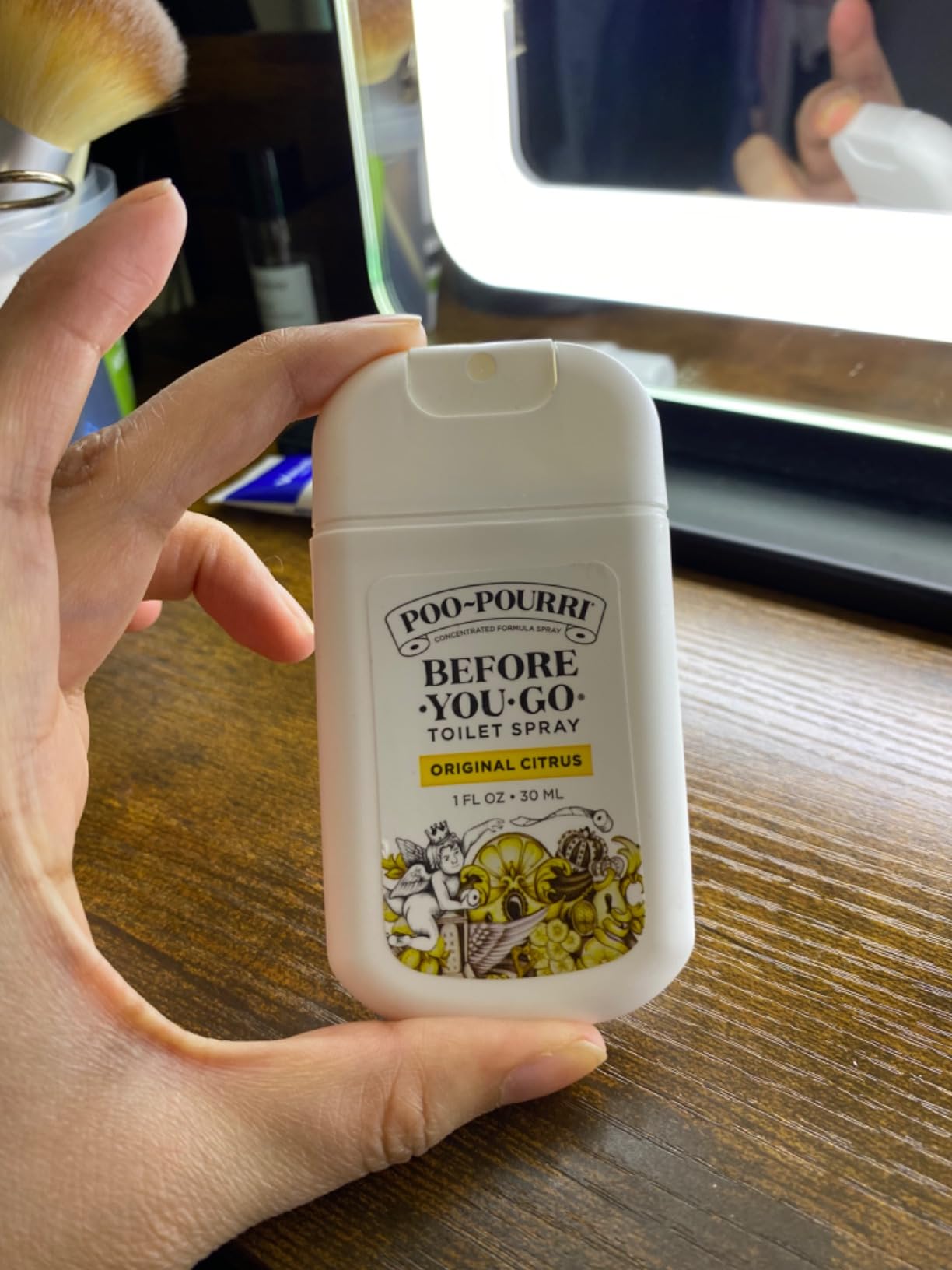 Poo-Pourri Before-You-Go Pocket Toilet Spray, Original Citrus, 1 Fl Oz customer photo 1