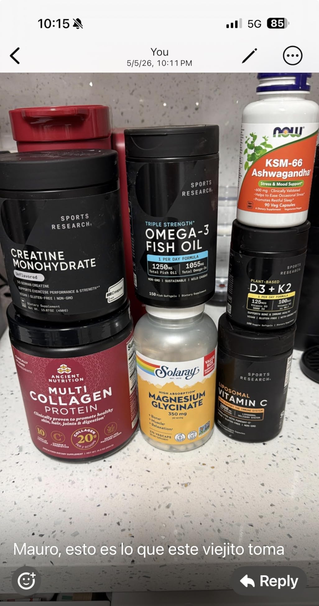Sports Research® Creatine Monohydrate Powder 5g, Unflavored (100 Servings) customer photo 2