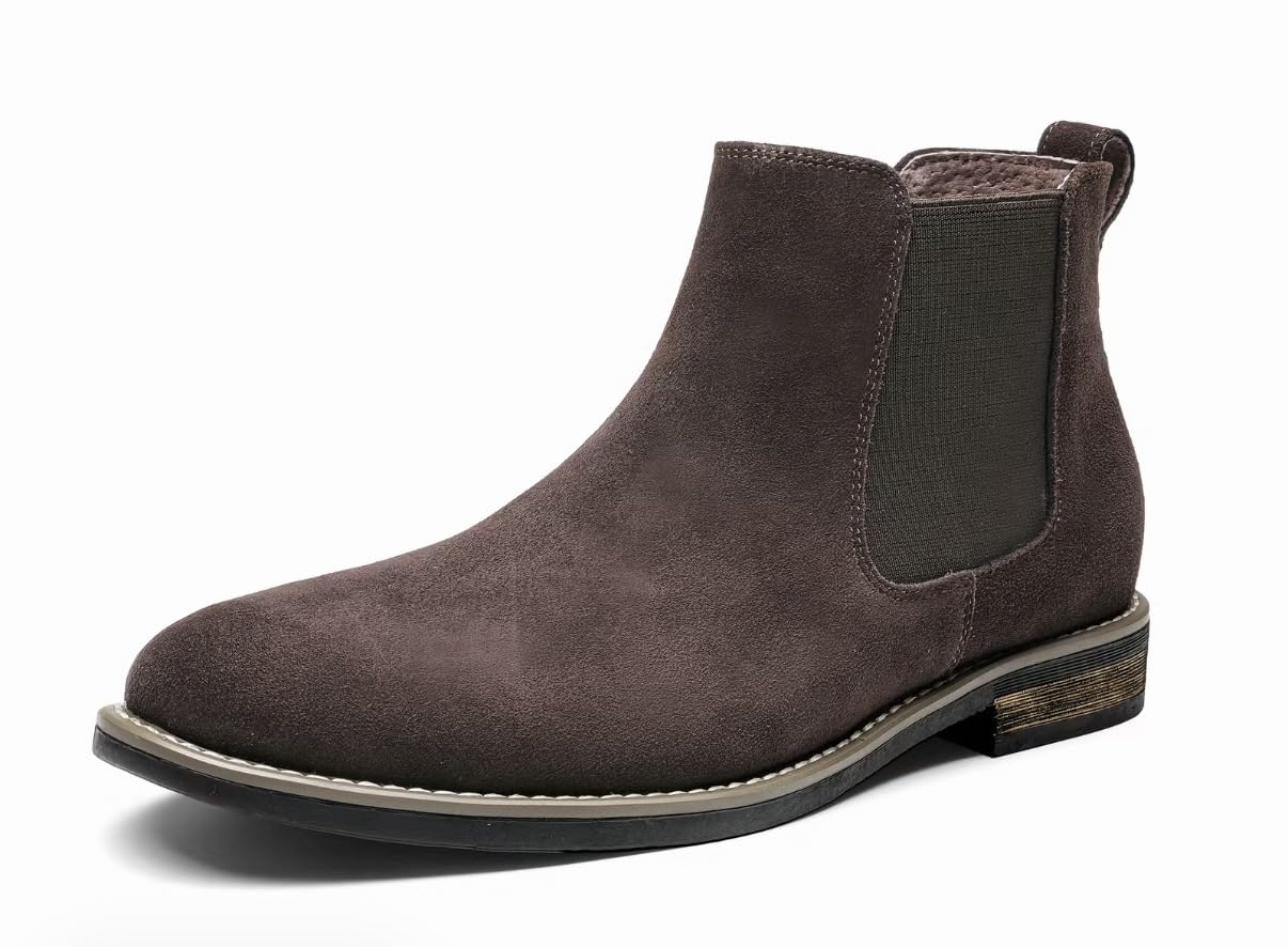 Bruno Marc Men's Classic Chelsea Ankle Dress Boots customer photo 1
