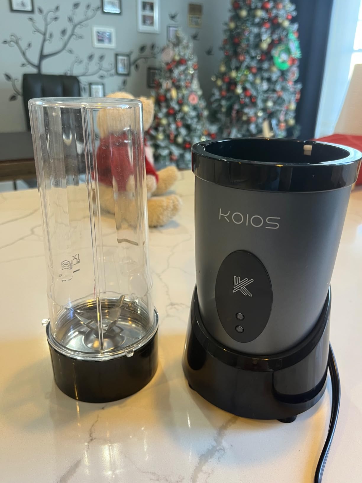 KOIOS Smoothie Blender Kitchen, 900W Personal Blenders with 3 To-Go Cups customer photo 1