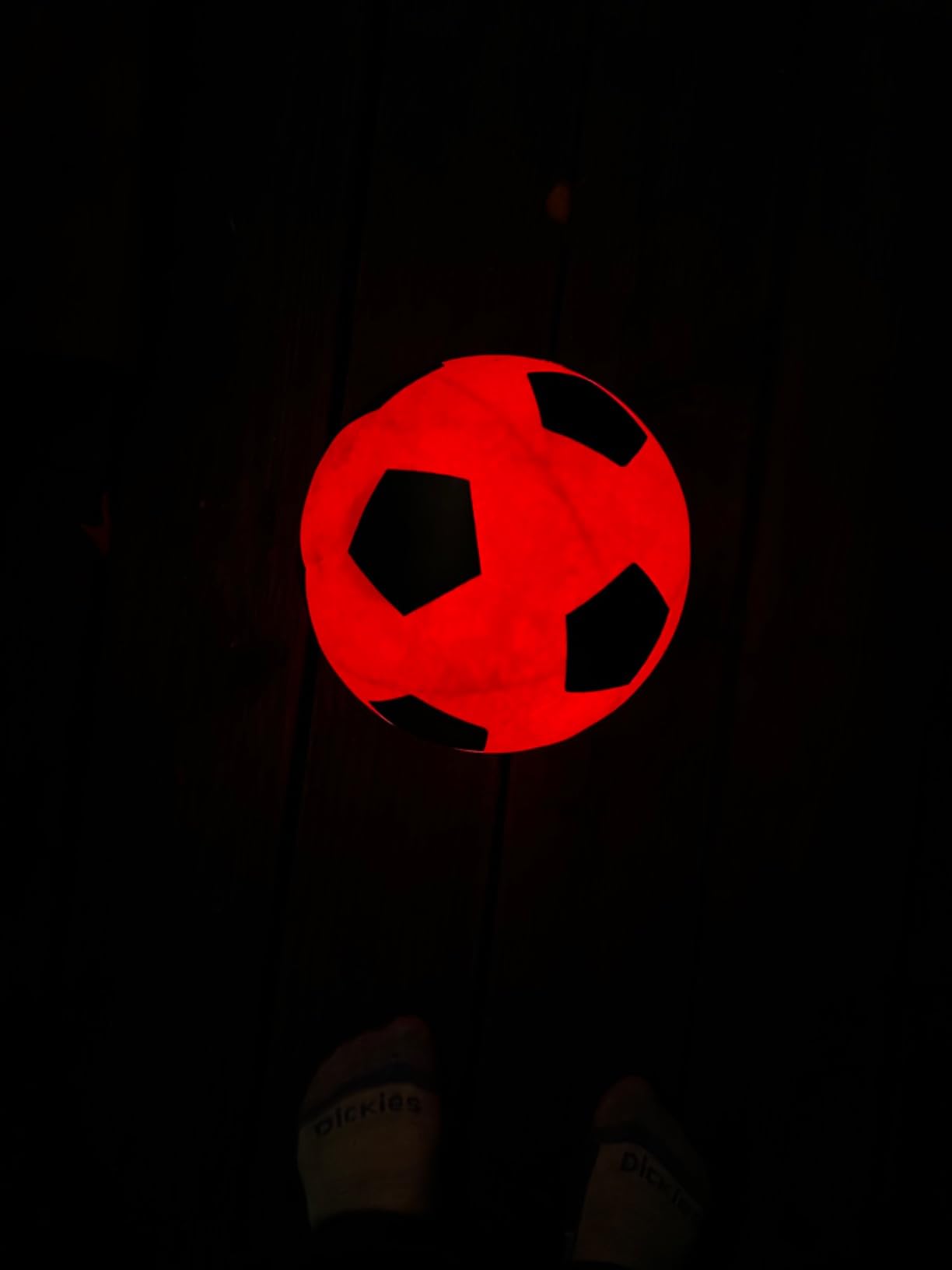 Light Up Soccer Ball - Glow in the Dark - NO 5 - Sports Gifts for Boys Girl customer photo 1