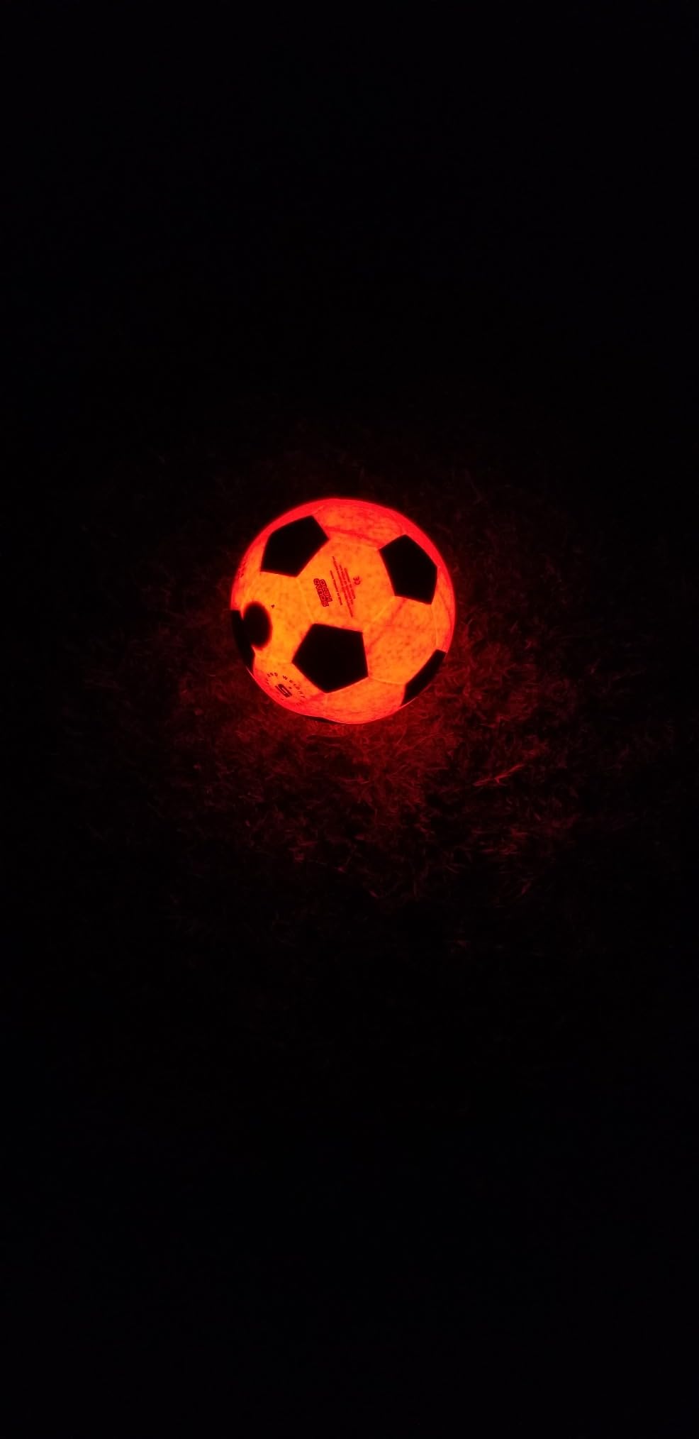 Light Up Soccer Ball - Glow in the Dark - NO 5 - Sports Gifts for Boys Girl customer photo 2