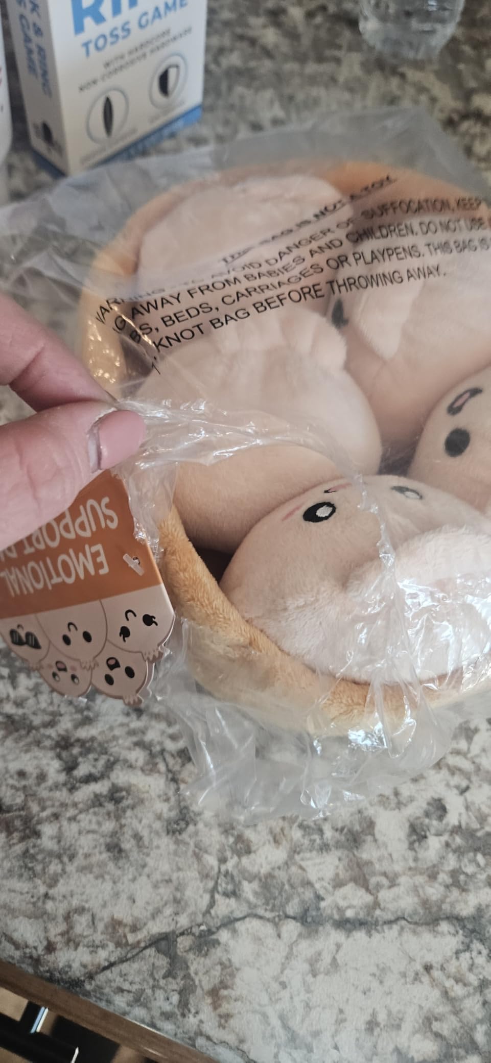 Emotional Support Chicken Nuggets, Cuddly Stuffed Animals by Relatable customer photo 2