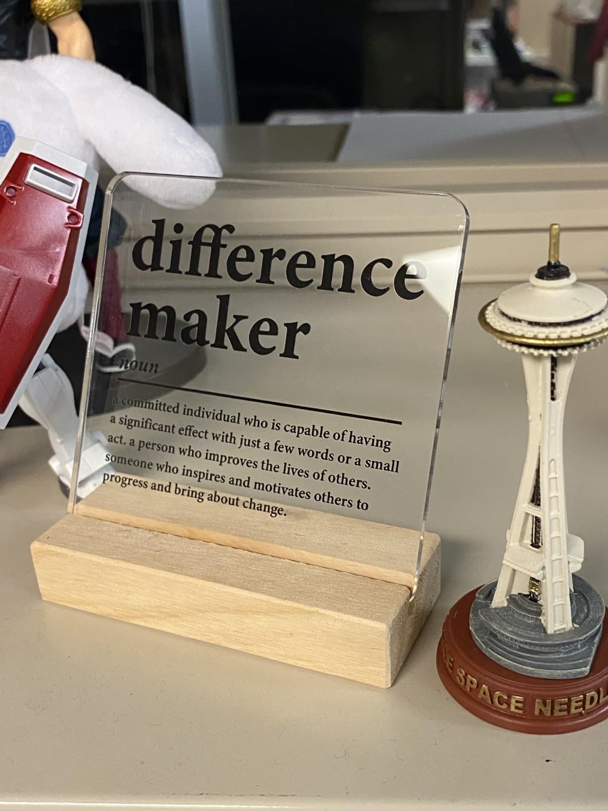 Difference Maker Gift Appreciation Desk Decor for Coworker Teacher customer photo 2