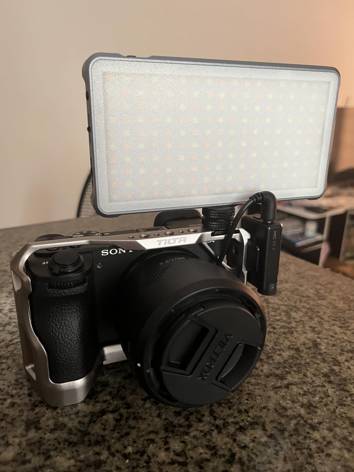Tilta Full Camera Cage Compatible with Sony a6700 | Cold Shoe, NATO Rail, & 1/4