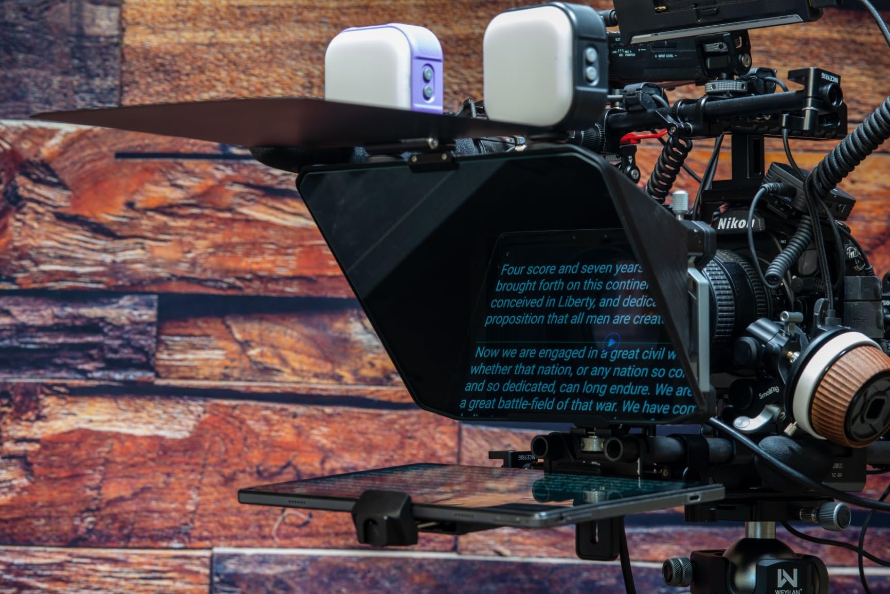 SMALLRIG Teleprompter for iPad Tablet up to 11 inch, NOT for Smartphone customer photo 1
