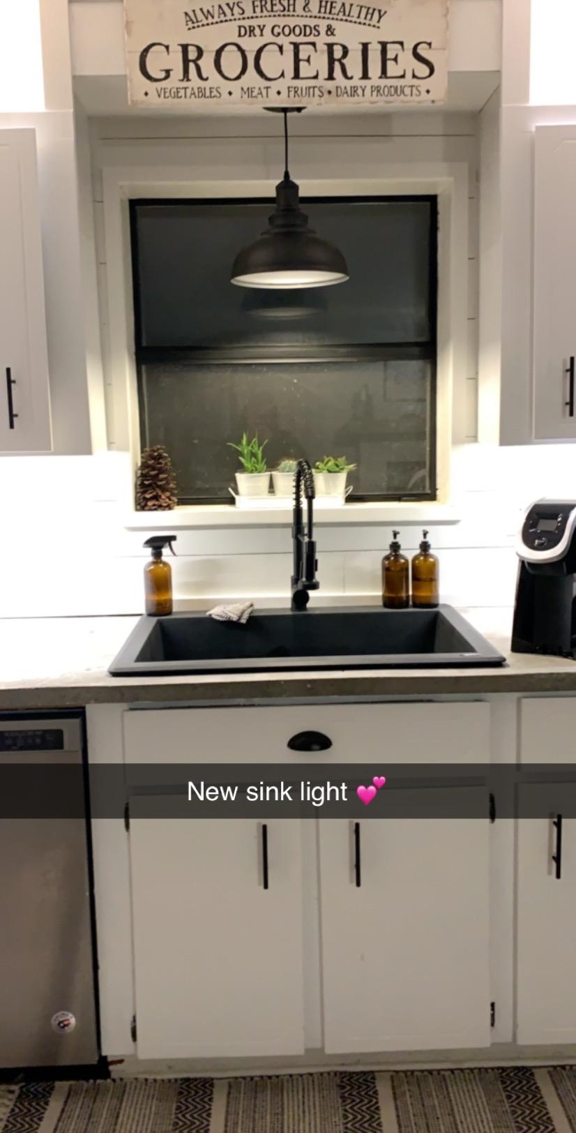 2PCS Matte Black Pendant Lights, Farmhouse Pendant Lamp with Metal Shade (White Inside), Industrial Pendant Lighting for Kitchen Island, Dining Room, Bedroom, Hallway, 316-2 customer photo 1