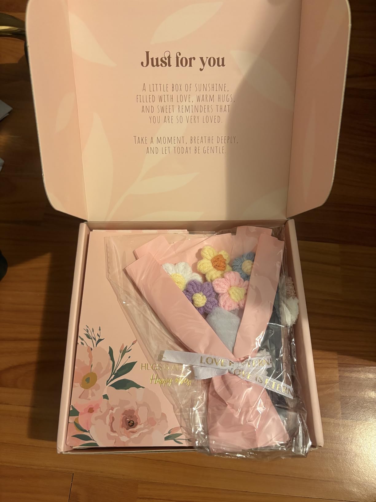 Gift Baskets for Women, 10pcs Unique Birthday Gifts for Women, Best Friend Birthday Christmas Gift, Get Well Soon Gift Basket Sending Sunshine Cheer Up Box for Sister Friendship - BRIGHTEN UP HER DAY customer photo 2
