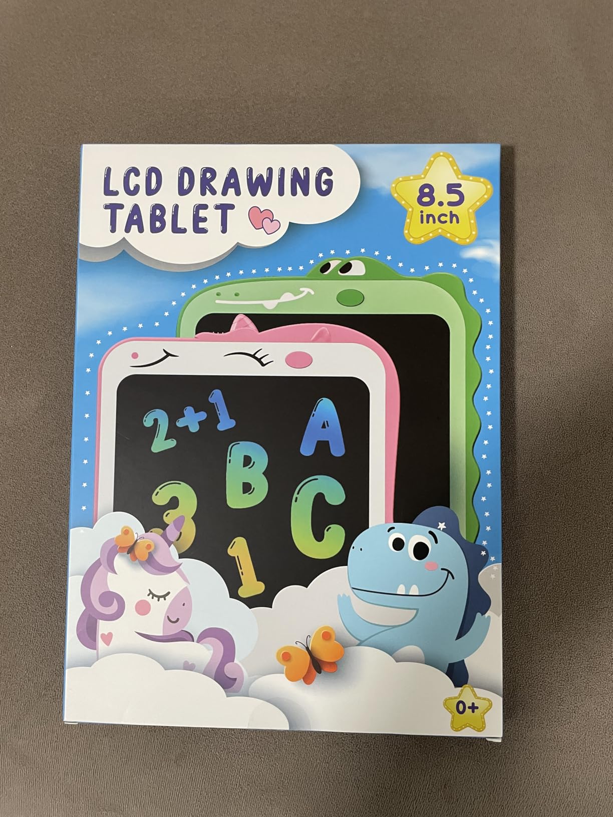 Teriph LCD Writing Tablet for Kids, Colorful Toddlers Toys Drawing Board, Educational Kid Toys, Doodle Pad Dinosaur Toy for 3 4 5 6 7 8 Year Old Boys Girls Birthday Party Xmas,8.5inch & Green customer photo 2