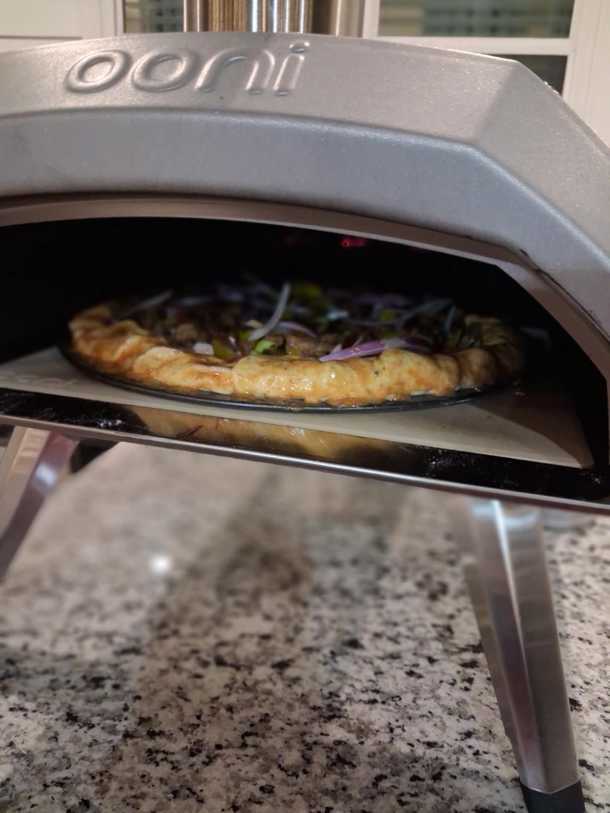 Ooni Karu 12 Multi-fuel Outdoor Portable Pizza Oven - Reaches 950°F and Cooks 12 Inch Pizzas in 60 Seconds. Versatile Wood or Propane Gas Fired Grill with Pizza Stone customer photo 1