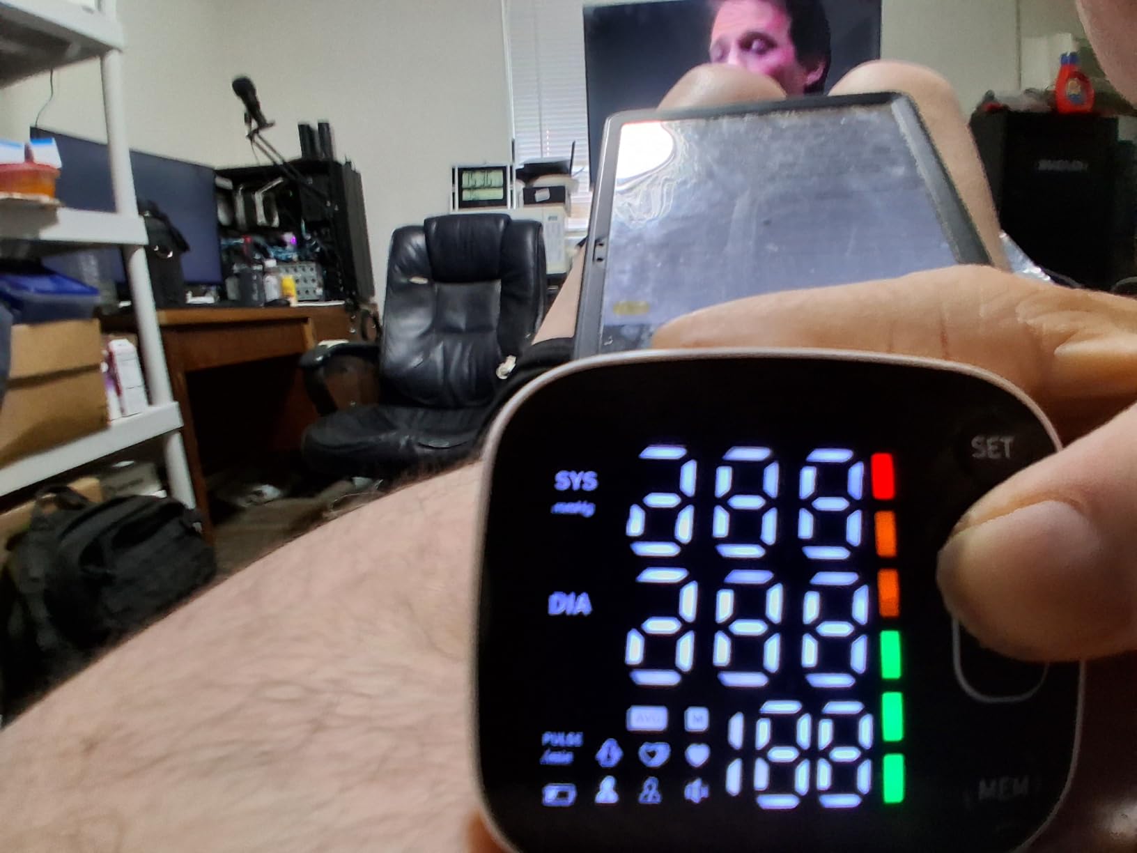 Oklar Wrist Blood Pressure Monitor, FDA Cleared Rechargeable BP Machine | For Home Use, Adjustable Cuff (4.92-8.46
