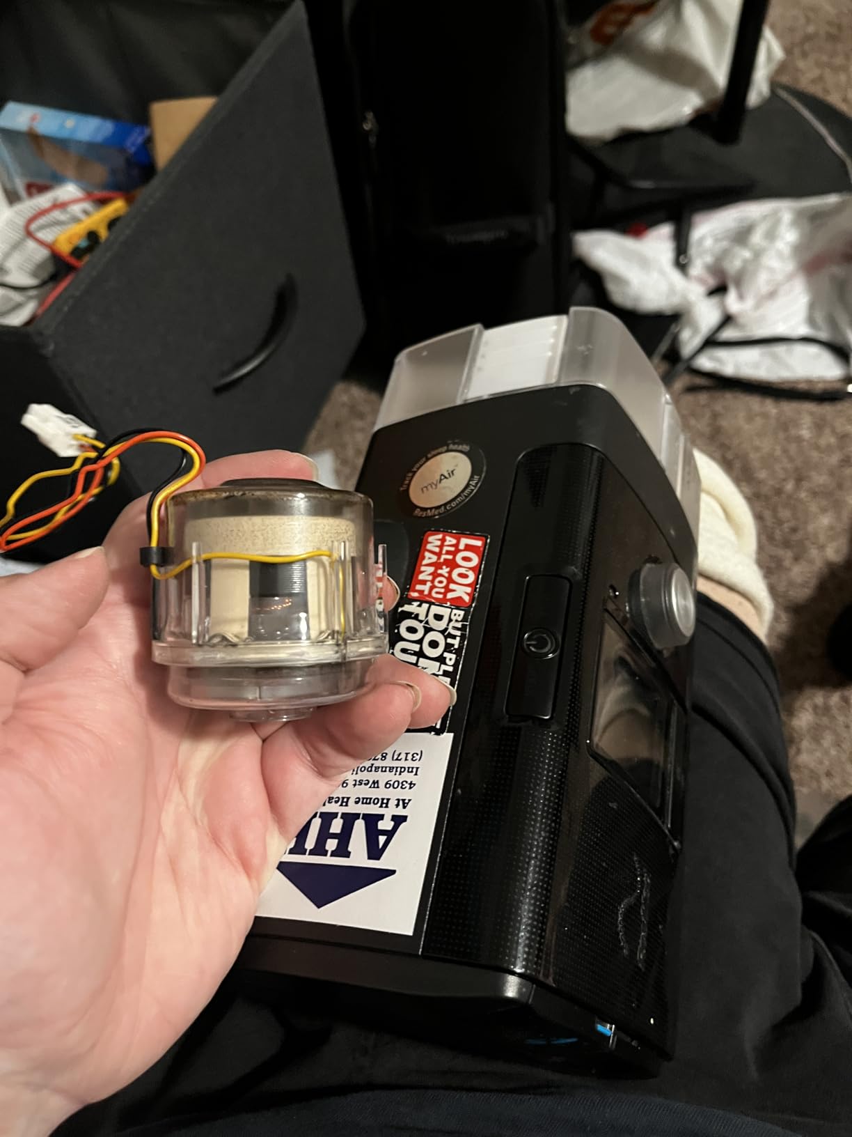 CPAP Machine Motor, Fit for ResMed AirSense 10 Supplies/ResMed S9/S10 Series | AirSense 10 BiPap &AutoSet/Airstart/AirCurve 10 CPAP Pump - Low Noise CPAP Pump Blower Motor customer photo 2