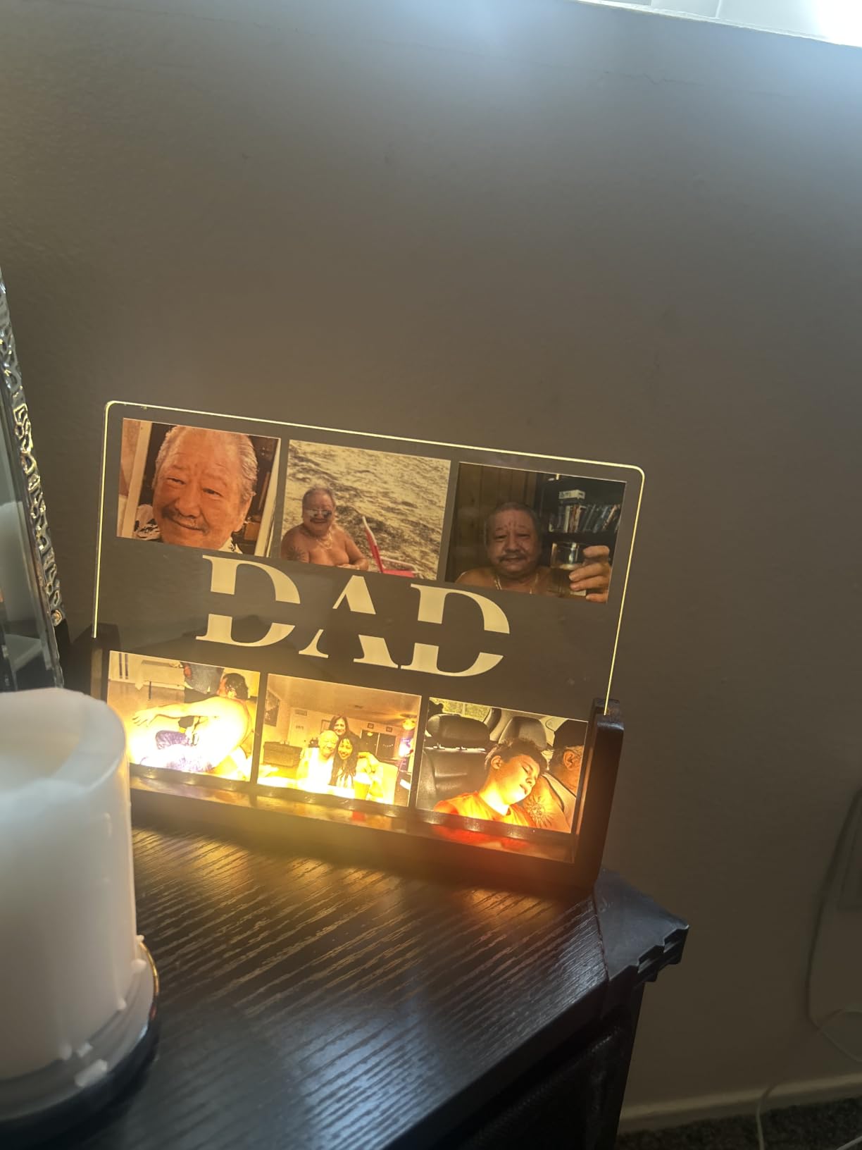 LUCKOR 2026 Personalized Mothers Day Picture Frame for Mom, Custom Gifts for Mother's Day from Daughter Son Kids, Customized Photo Presents for Wife from Husband, Best Mom Ever Gift Ideas customer photo 2