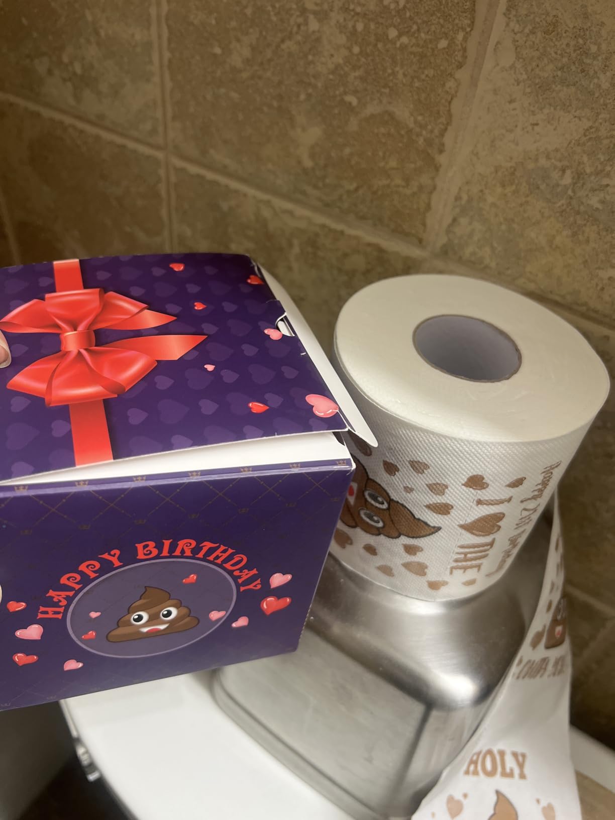 21st Birthday Gifts for Her Him - Happy Prank Toilet Paper - 21st Birthday Decorations Party Supplies Favors - Novelty Bday Present for Boy Girl, Men Women, Guys, Friends - 21 Year Old Funny Gag Gifts customer photo 1