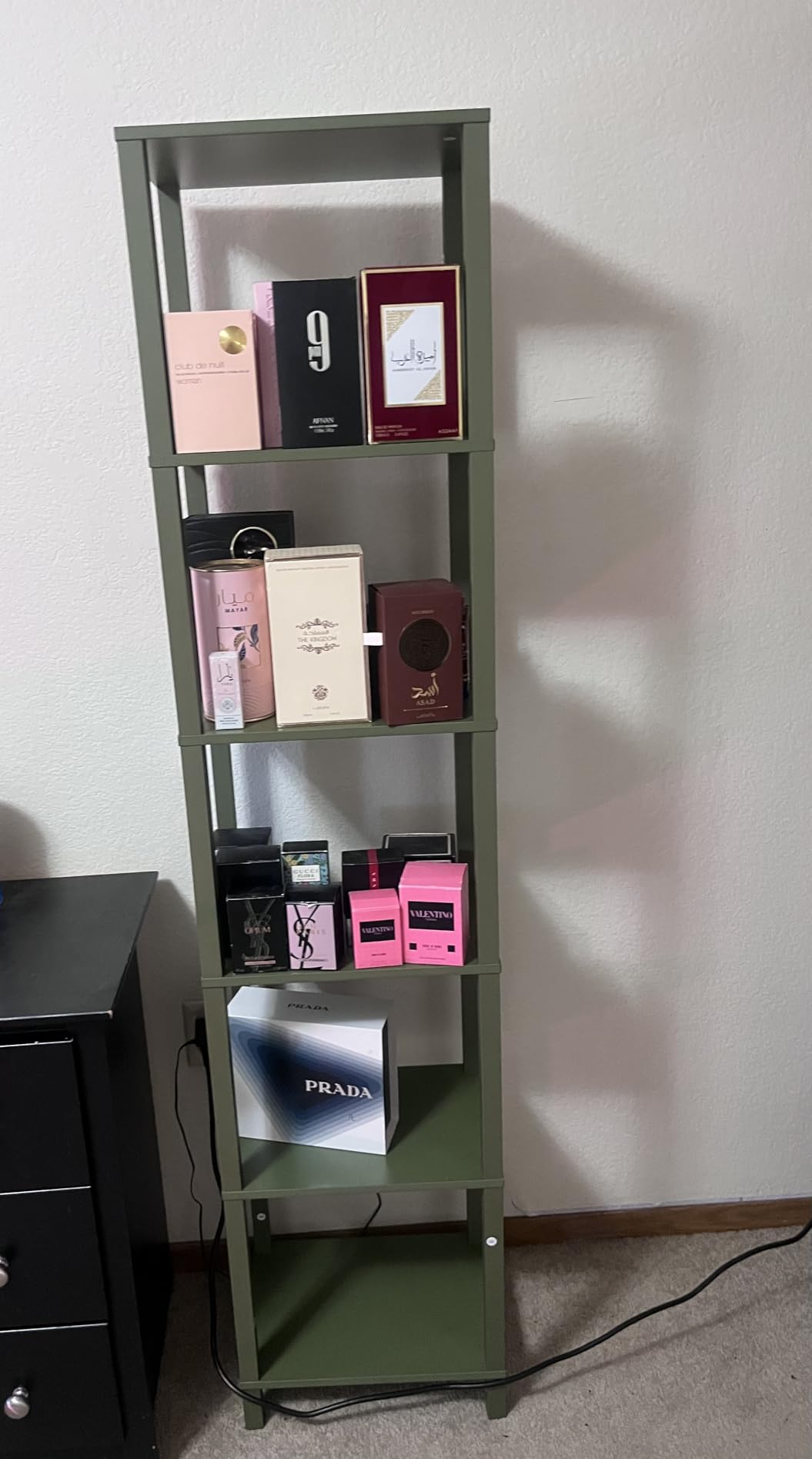 TUTOTAK Bookshelf, 6-Tier Tall Narrow Book Shelf for Small Space customer photo 2