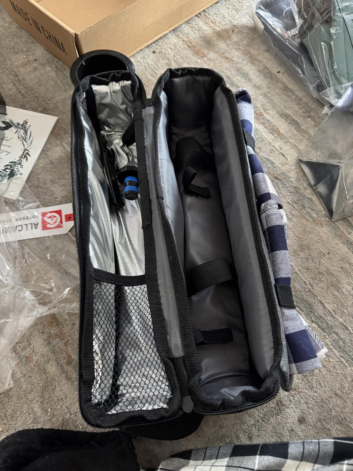 ALLCAMP Wine Bag, Wine Gift Set with Glasses & Opener, Gift for Lovers customer photo 2