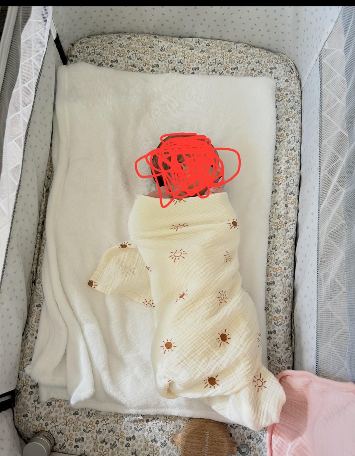 Muslin Swaddle Blankets for Newborn, 3 Pack Breathable Soft Receiving Blanket, Large 38 x 40 inches Swaddle Wrap Burping Clothes, Essentials Infant Shower Items, Toddler Gift (Bright Colors) customer photo 2