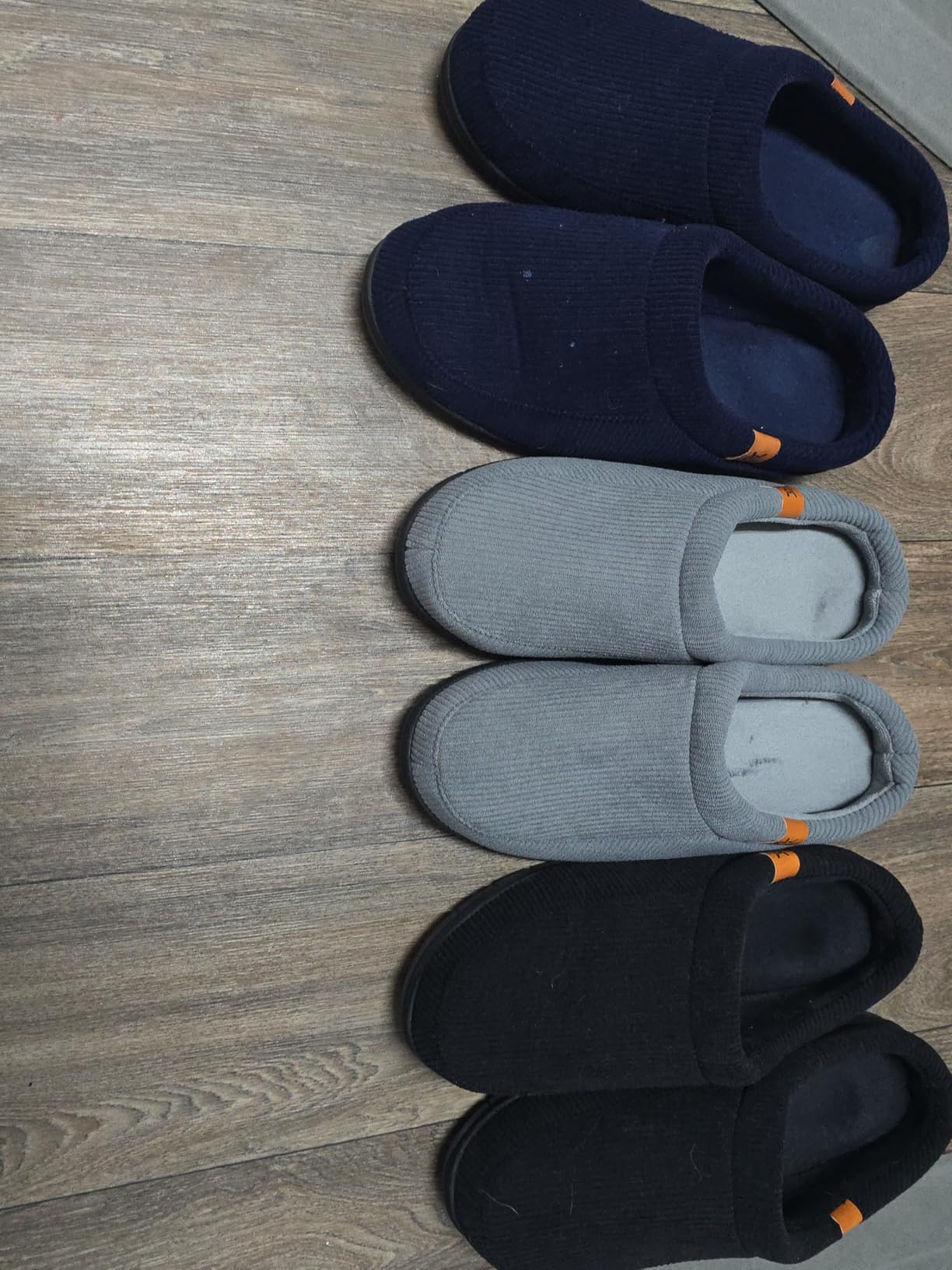 VeraCosy Men's Memory Foam Slippers Comfy Durable Moccasin House Shoes | Birthday Gifts, Soft, Slip-on, Supportive, Breathable, Machine-Washable, Indoor Outdoor customer photo 1