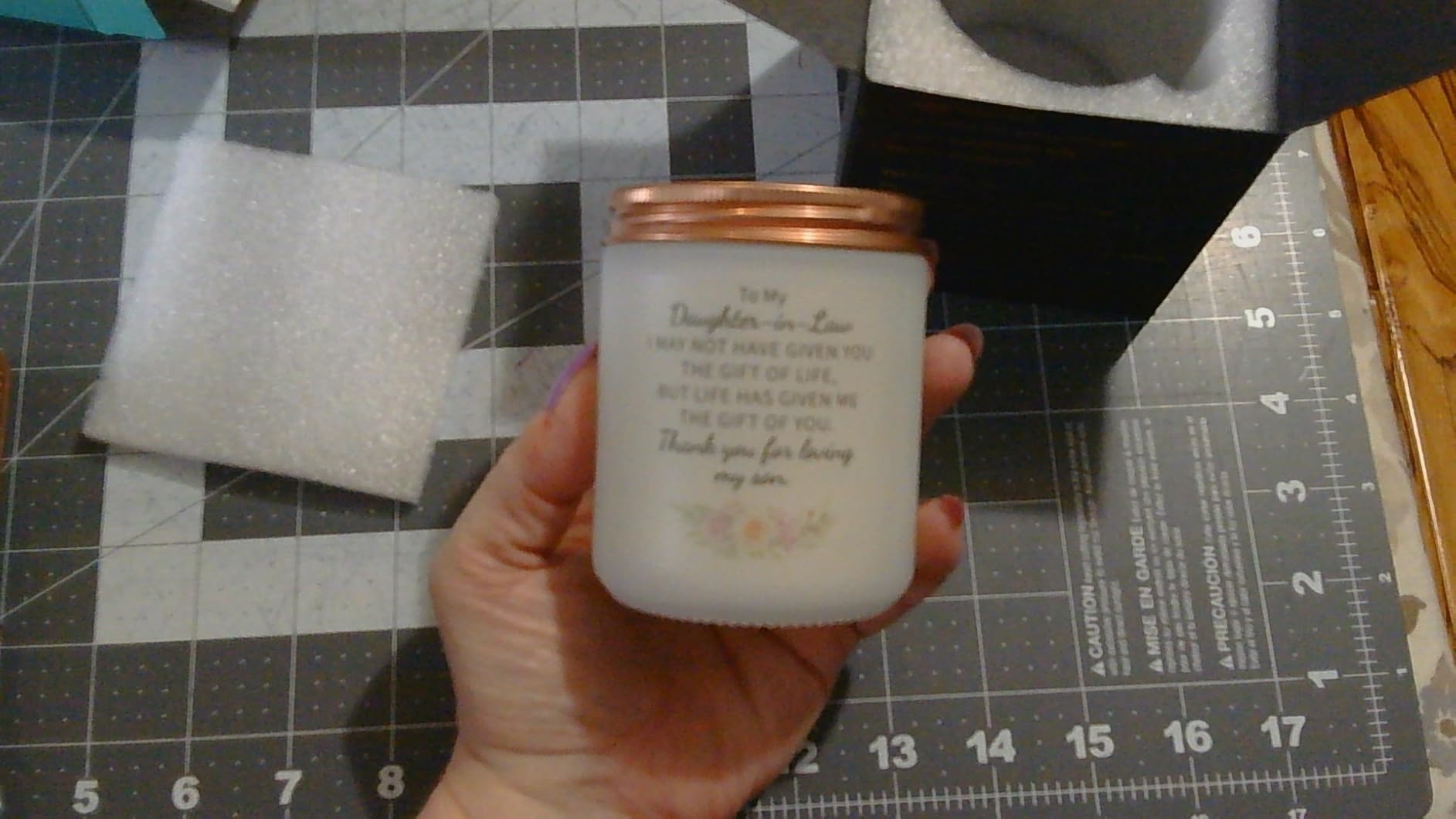 Daughter in Law Gifts, Birthday Wedding Christmas Mothers Day Gift Candle customer photo 1