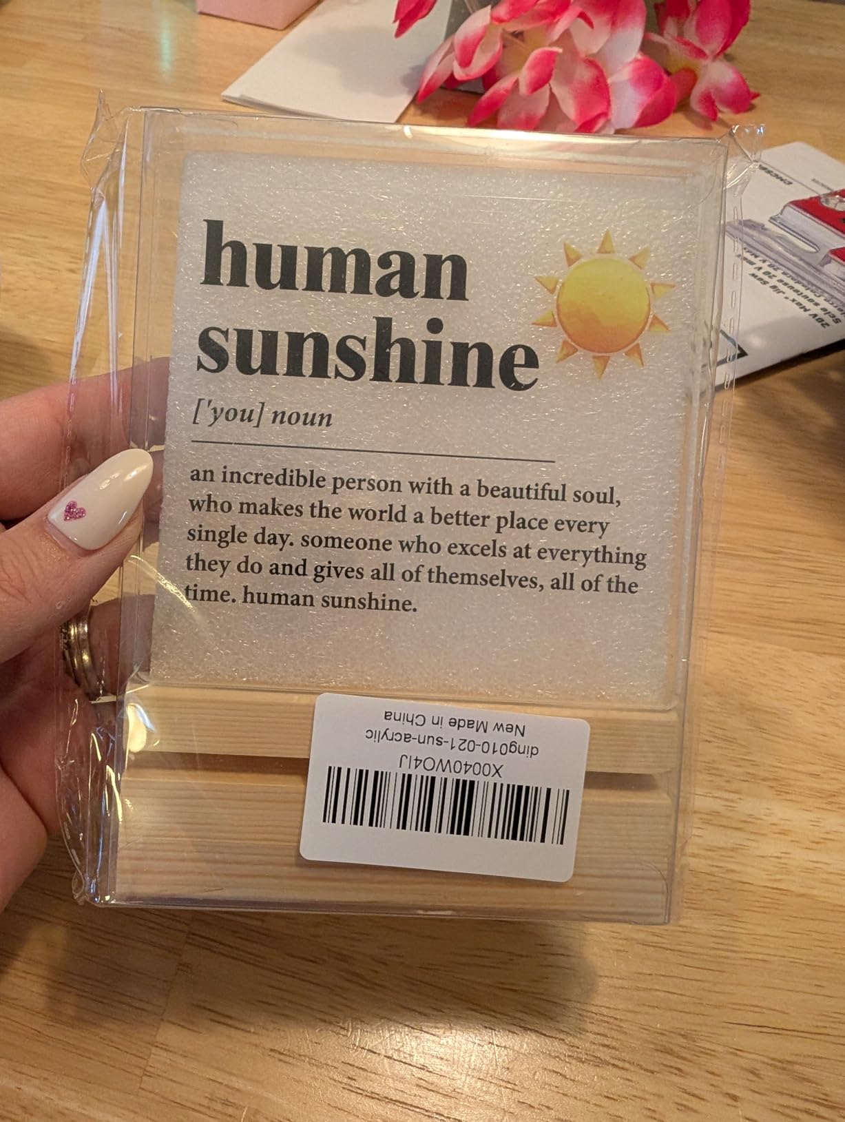 Human Sunshine Motivational Gift for Women Men, Employee Appreciation Gifts customer photo 2