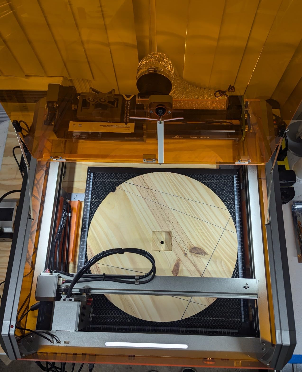 Genmitsu L8 Laser Engraver, 20W 20000mW Laser Cutter with Acrylic Enclosure customer photo 2