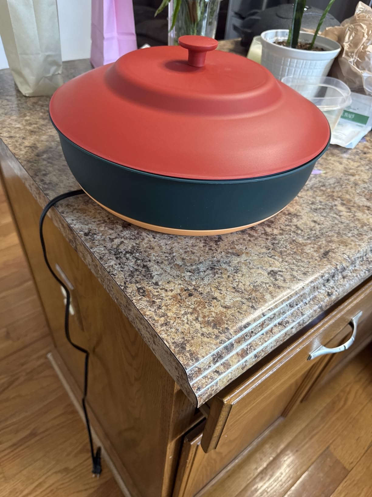 Taco Tuesday Kit - Taco Bar Serving Set for a Party - 30oz Heated Pot, 4 Taco Holders, & Detachable Lazy Susan Tray - Taco Night Fiesta – Unique Couple & Housewarming Gift Set Ideas customer photo 1