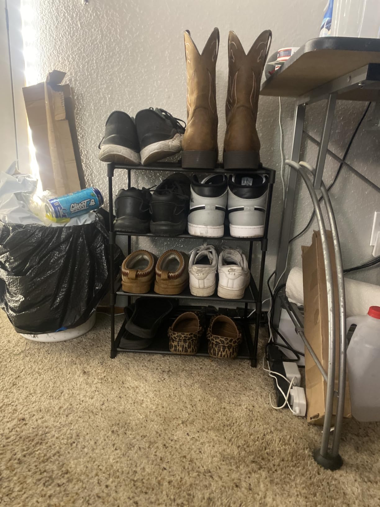 Autonomier 4 Tier Extra Small Shoe Rack (16.3