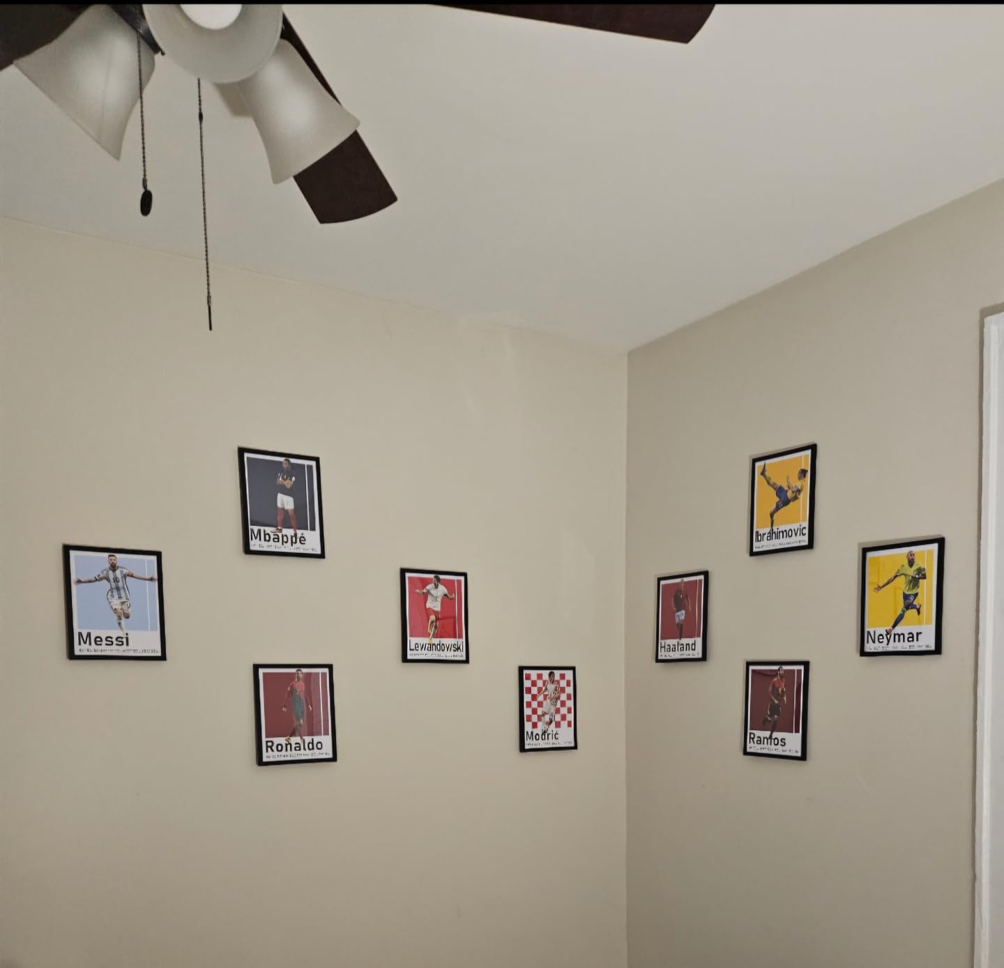 BigWig Prints Soccer Posters for Boys Bedroom, Set of 9, 8x10 in customer photo 1