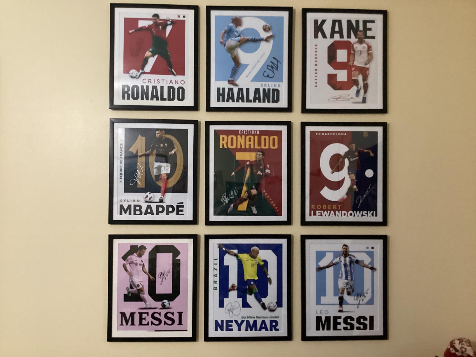BigWig Prints Soccer Posters for Boys Bedroom, Set of 9, 8x10 in customer photo 2