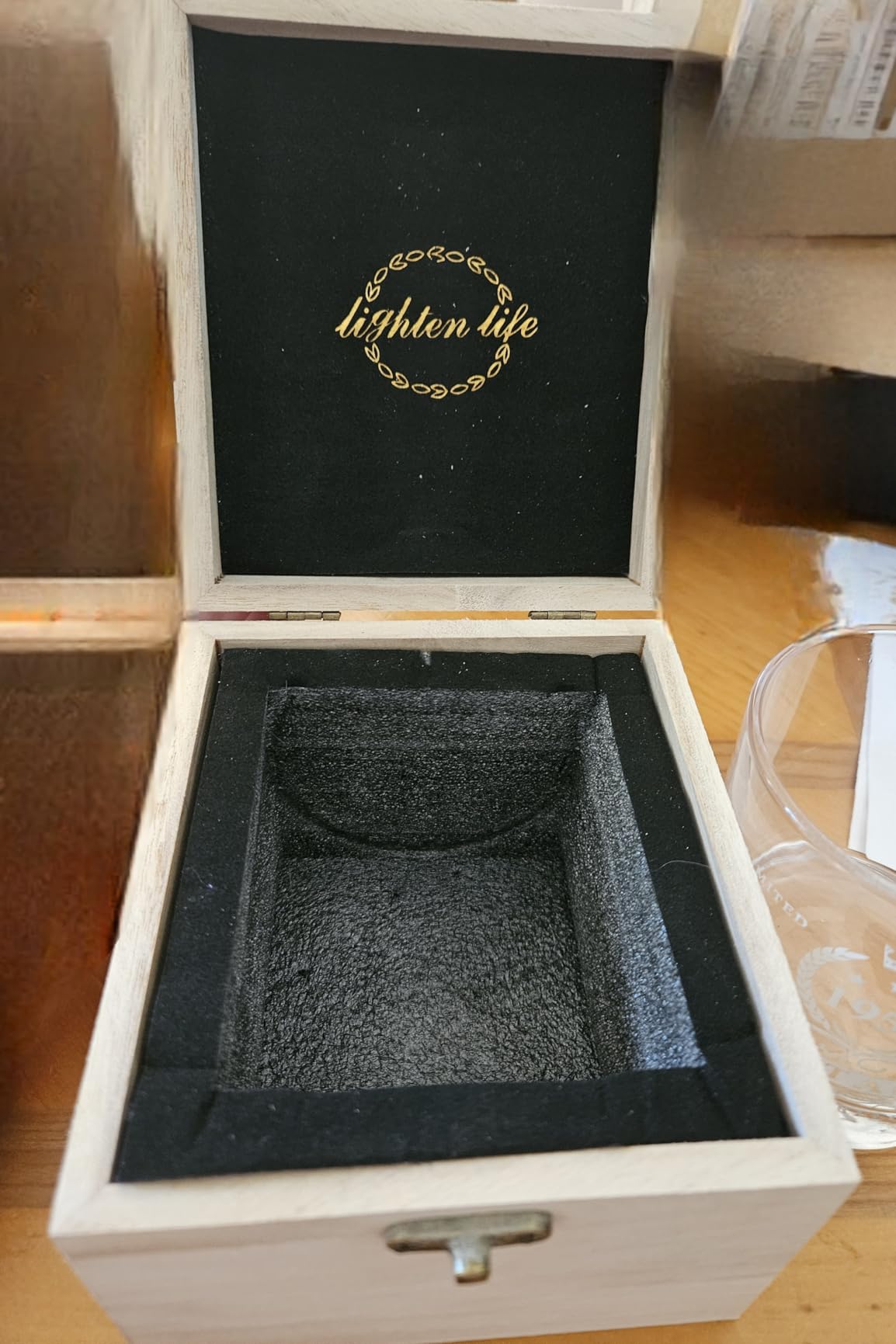 LIGHTEN LIFE 80th Birthday Gifts for Men 12 OZ,1946 Whiskey Glass in Valued Wooden Box,Birthday Bourbon Glass for 80 Years Old Dad,Husband,Friend,80th Bday Gift Ideas customer photo 1