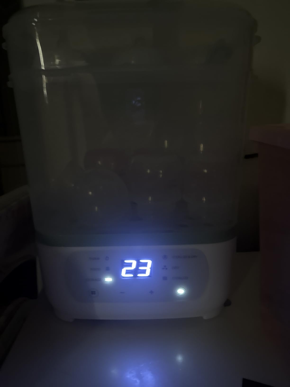 Momcozy Bottle Sterilizer and Dryer, 8-in-1 Electric Steam Baby Bottle Sterilizer for Baby Bottles, Baby stuffs & Breast Pump Accessories customer photo 2