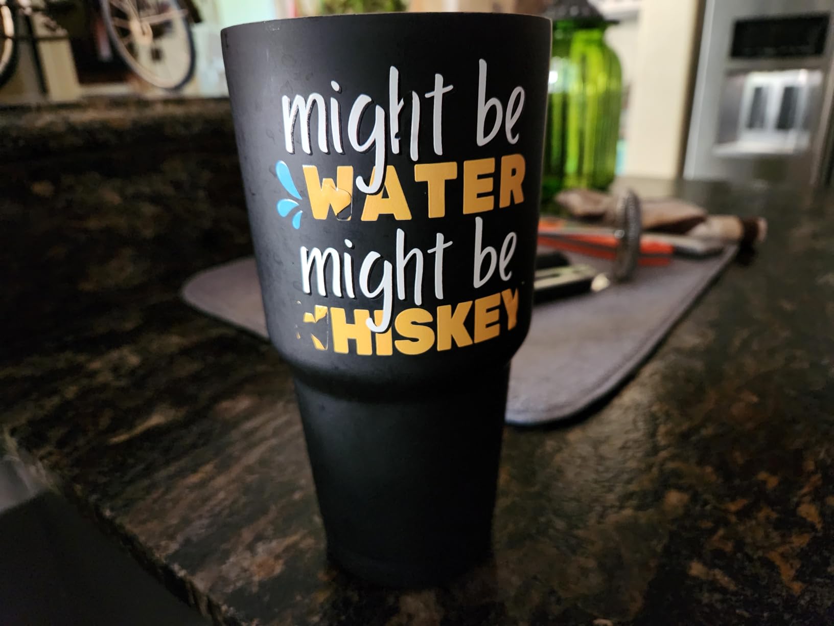 Funny Might Be Gin Tumbler 30oz, Fun and Unique Presents for Drinkers, Adult Humor Cups, Drinking Themed Gag Gifts for Men and Women, Ideal Present Picks for Her Birthday, Christmas, Gift Ready customer photo 2