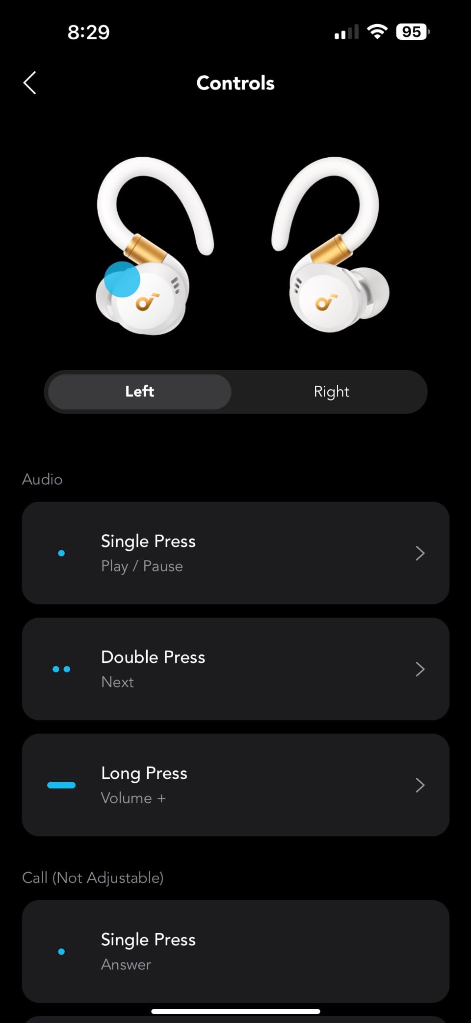 Soundcore Sport X20 by Anker Noise Cancelling Workout Earbuds, Ear Hooks customer photo 2
