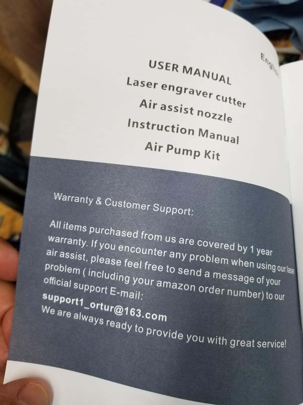 Laser Air Assist, Air Assist Pump with Adjustable 30L/min Airflow for ORTUR Laser Engravers and 99% Laser Cutters in The Market, Remove Smoke and Dust, Protect Laser Lens, Reduce Surface Temperature customer photo 1