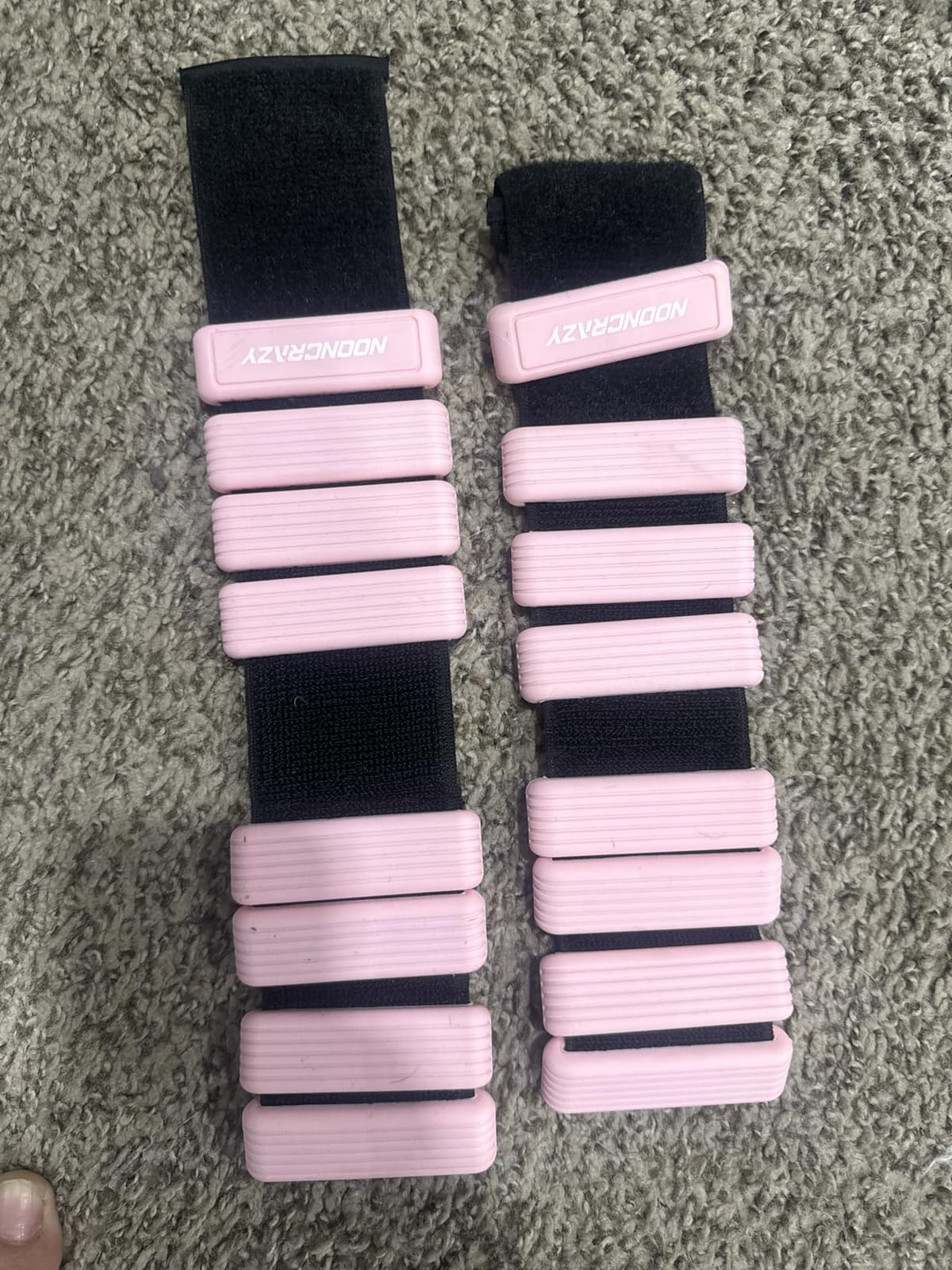 Pilates Wrist Ankle Weight for Women, Adjustable Weight Set of 2 customer photo 2