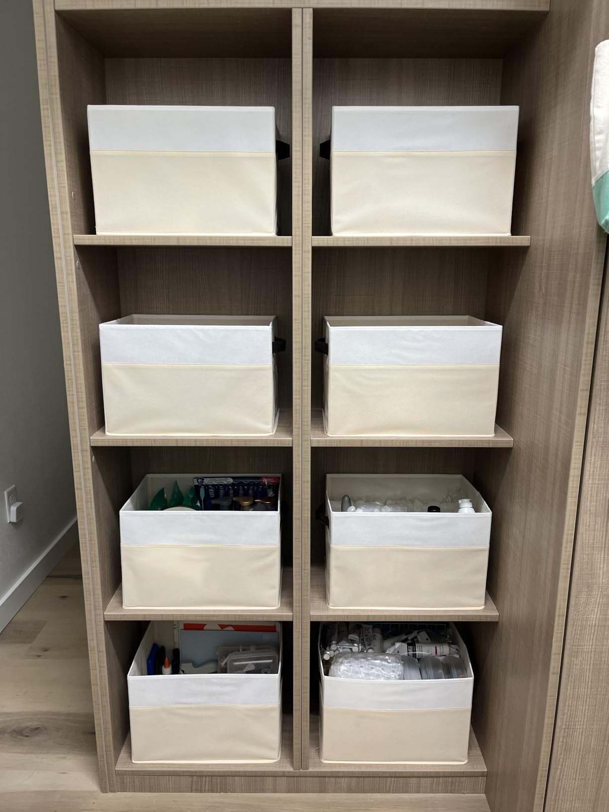 Criusia 6 Pack Large Toy Box Chest, Collapsible Sturdy Toy Storage Organizer Bins Baskets for Kids, Boys, Girls, Nursery, Playroom, Shelf Baskets for Lego Puzzle Balls, Game Organizer (14L*10W*9.5H) customer photo 2