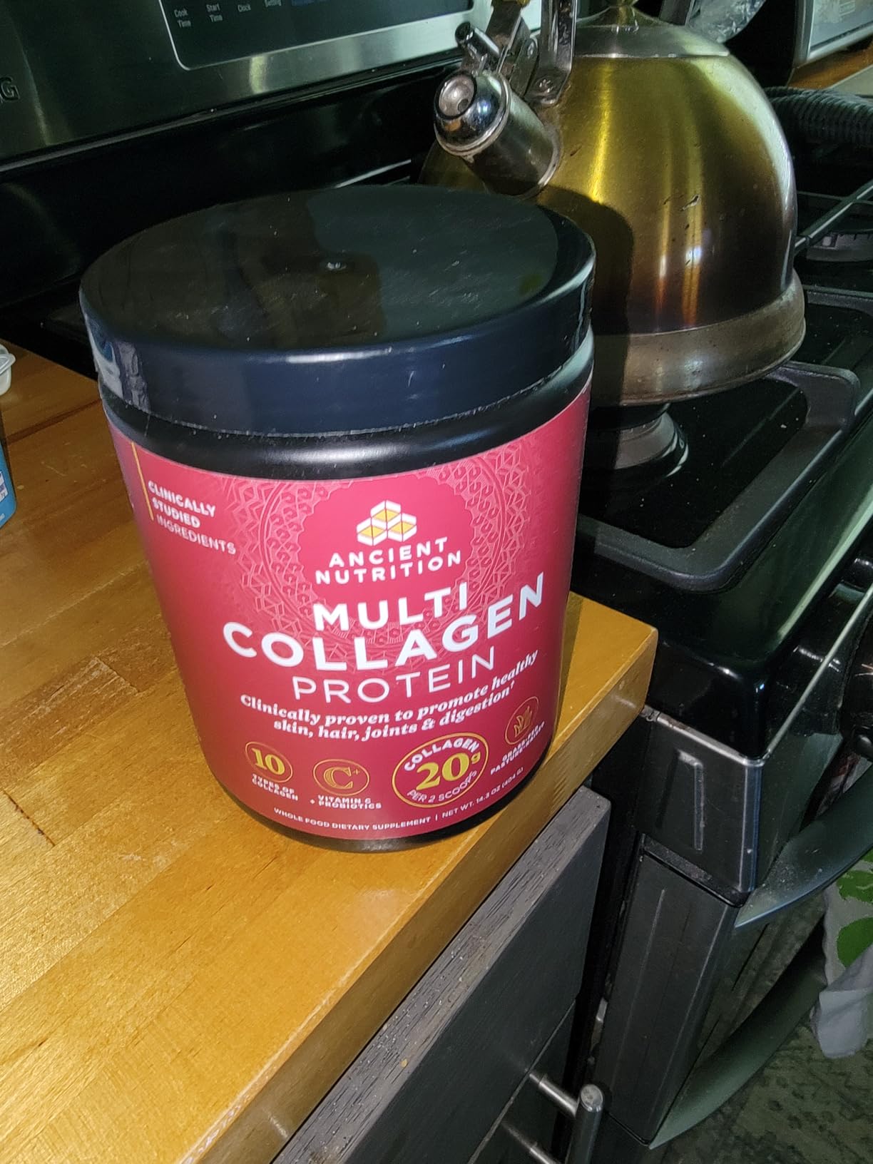 Ancient Nutrition Hydrolyzed Multi Collagen Peptides Powder, Unflavored customer photo 2
