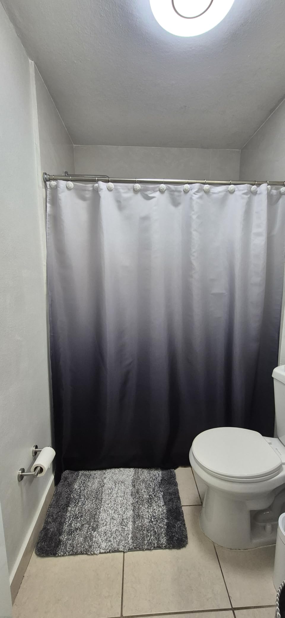 OLANLY Luxury Shower Curtain Set 72x72, Waterproof and Washable, 12 Hooks customer photo 1