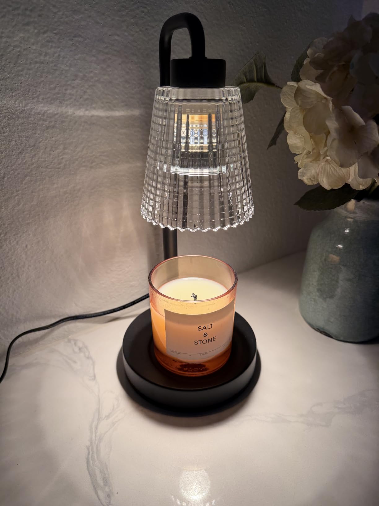 GODONLIF Candle Warmer Lamp with Timer, Birthday Gifts for Women Home Decor | 24h Cycle Timer Dimmable Wax Melt Warmer with 2 Bulbs, Fall Decor for Home Living Room Halloween Decorations Gifts for Mom customer photo 2