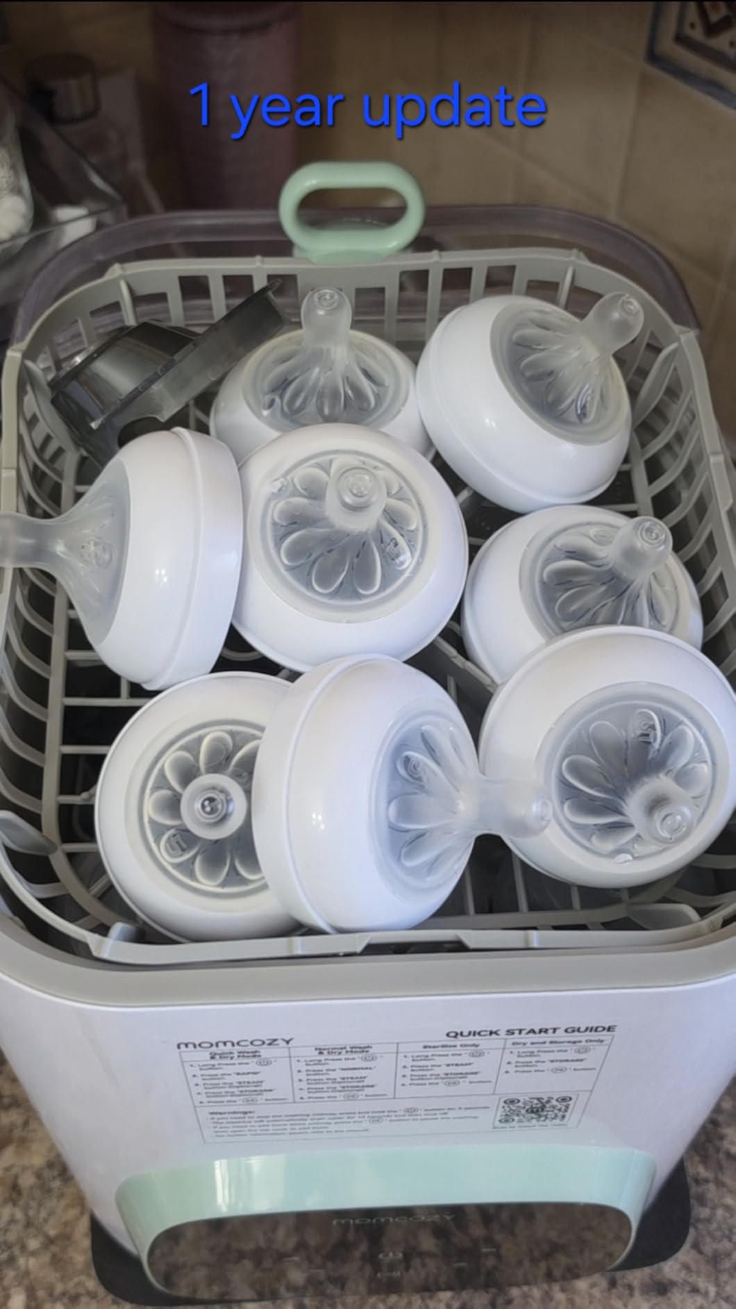 Momcozy KleanPal Pro All-in-One Bottle Washer, Sterilizer & Dryer - White customer photo 1