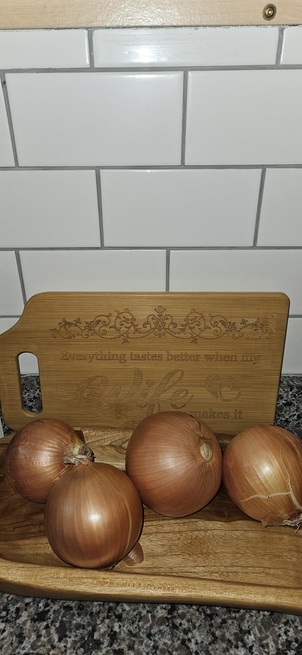Dad Birthday Gift for Dad Gifts - Engraved Bamboo Cutting Board customer photo 2